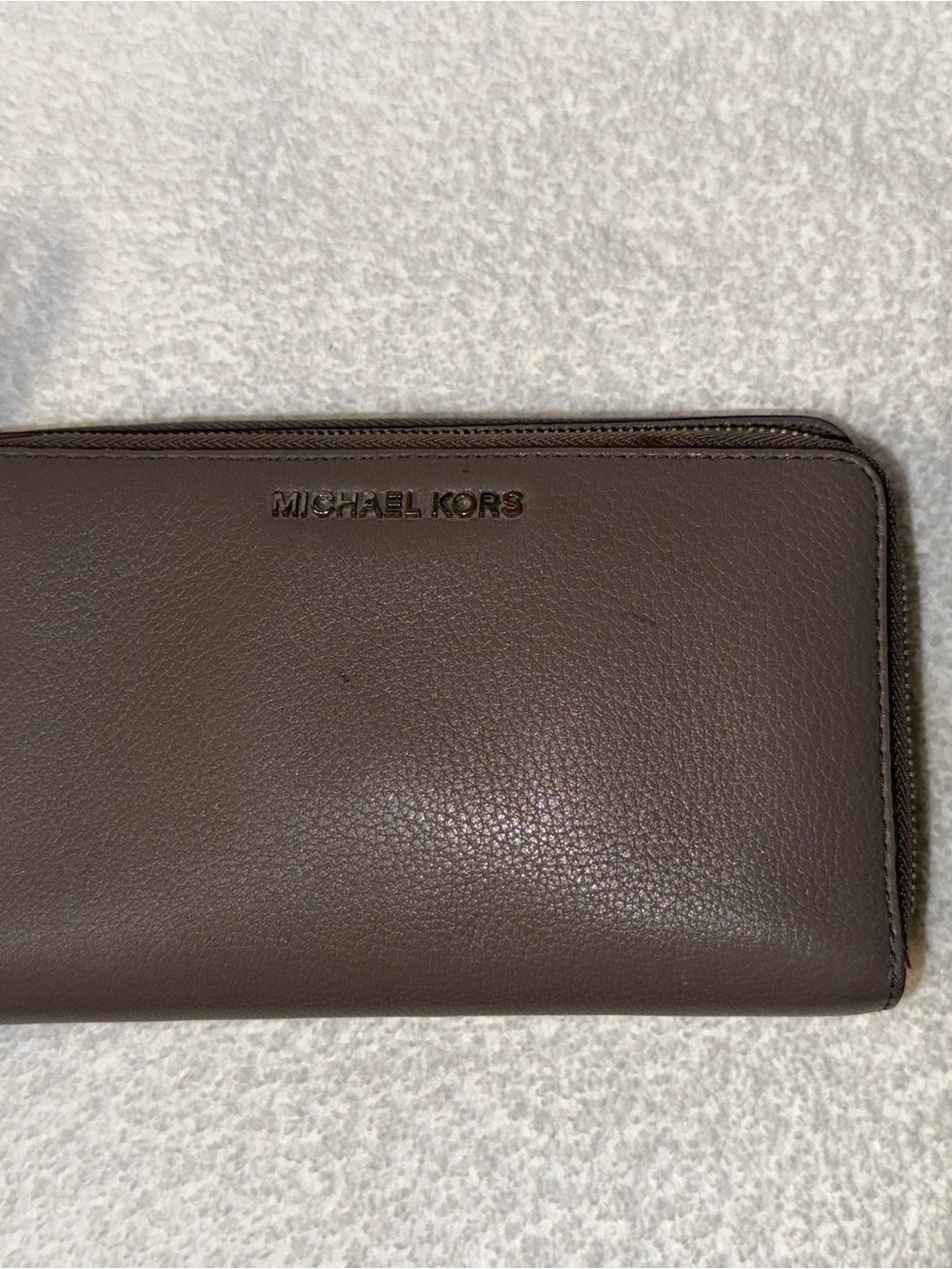 Michael Kors Double Zip Continental Pebble Wallet Wristlet